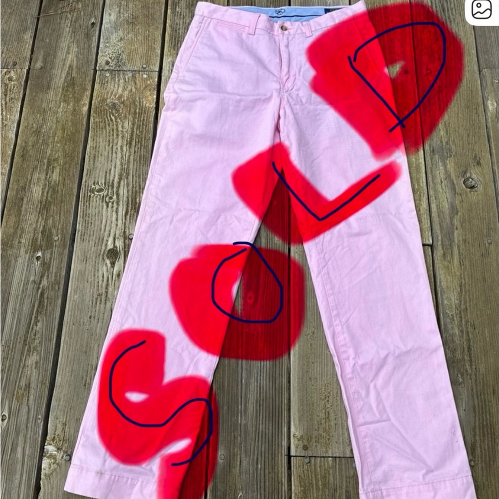 Ralph Lauren Pink Chino Pants 30X 32